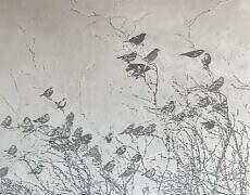 acrylic on birch panel, 48" x 60"