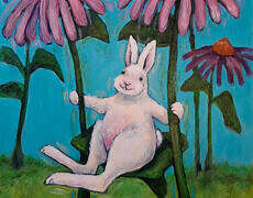 Ink, gouache acrylic and color pencil, 10" x 8"