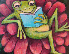 Ink, gouache acrylic and color pencil, 10" x 8"