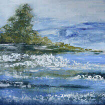 mixed media, 40" x 50"