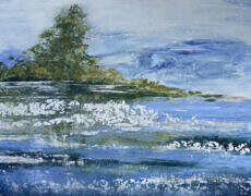 mixed media, 40" x 50"