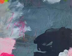 Mixed media on panel, 12" x 12" x 4"