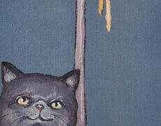 Acrylic on canvas, 15" x 6.5"